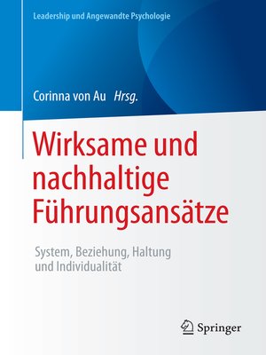 cover image of Wirksame und nachhaltige Führungsansätze